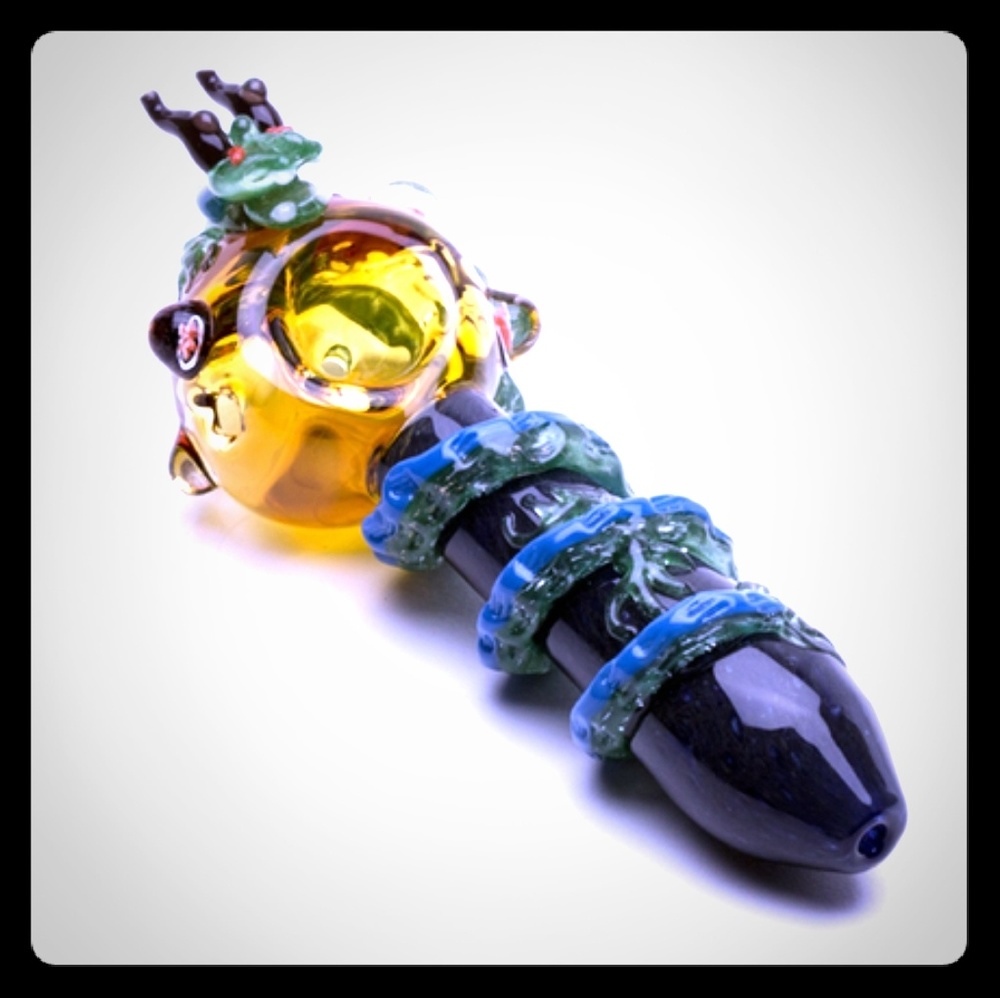 Dragon Handpipe handblown by empire glassworks